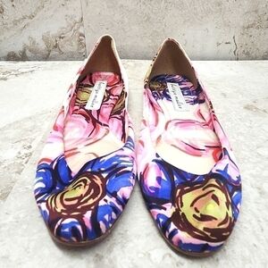 COPY - Bettye muller Anthropology Ballet Flats Floral slip-on size 7 38uk